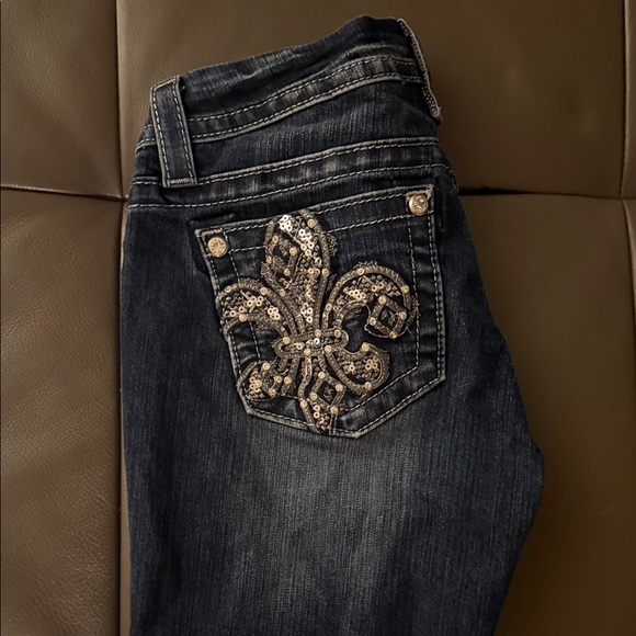 Miss Me Dark Wash Skinny Jeans - Picture 3 of 3